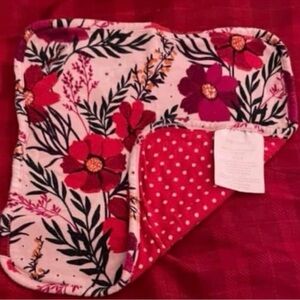 Posh Peanut Pink and Red Chloe Floral Pacifier Lovey- PLAY!! HAS PILLING!!